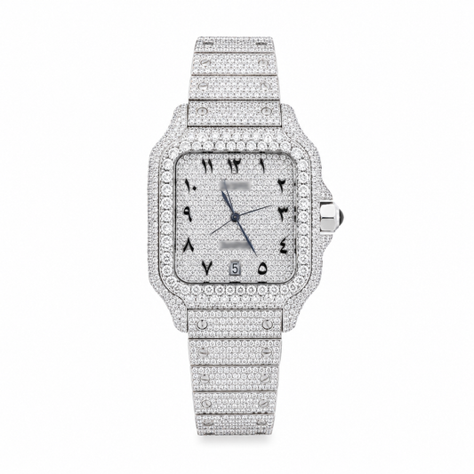 Moissanite Arabic Watch